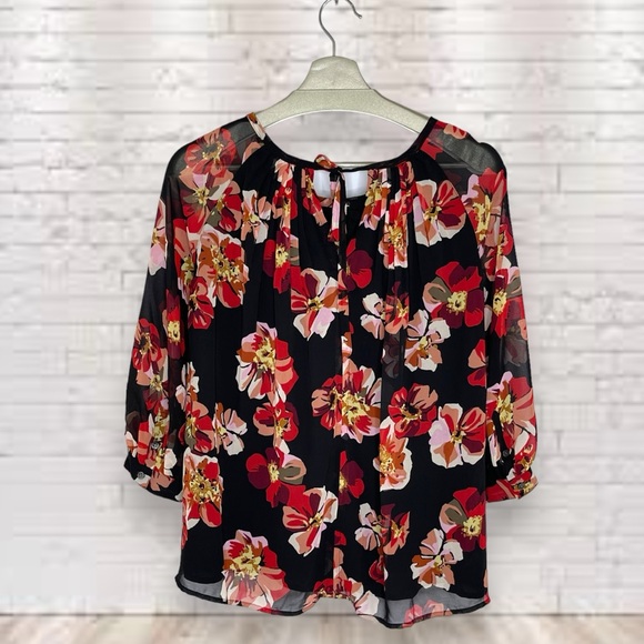 Madewell Tie-Back Bubble-Sleeve Top in French Rose Size XXS NWT - Picture 2 of 9